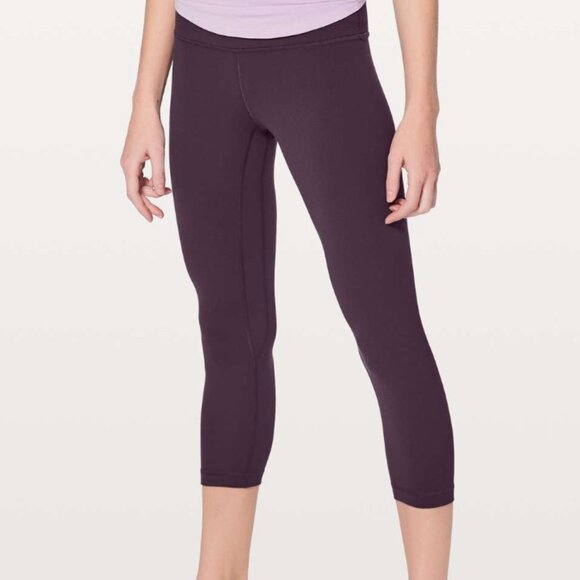 lululemon Align High Rise 21" Leggings - Black Currant - Picture 1 of 4